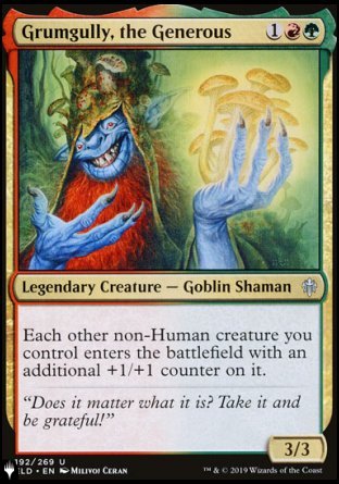 Grumgully, the Generous [The List] | Boutique FDB TCG