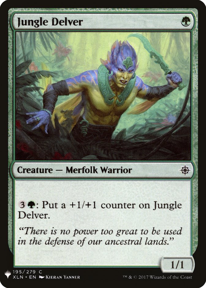 Jungle Delver [Mystery Booster] | Boutique FDB TCG