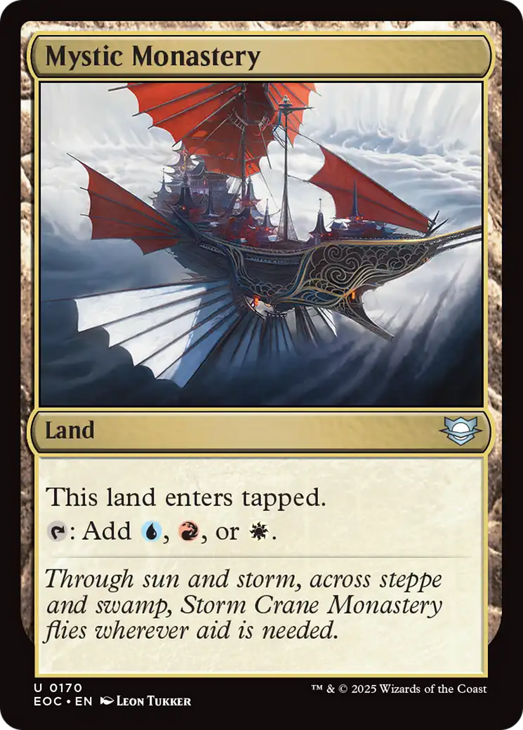 Mystic Monastery [Edge of Eternities Commander] | Boutique FDB TCG
