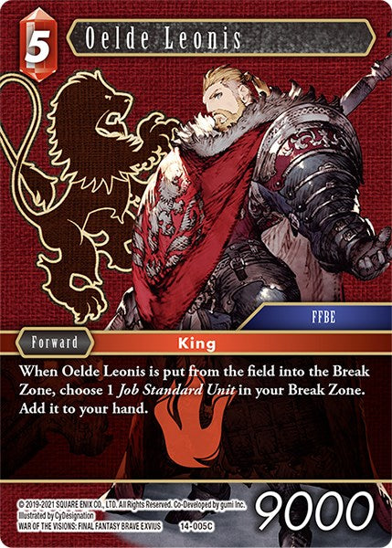 Oelde Leonis [Opus XIV: Crystal Abyss] | Boutique FDB TCG