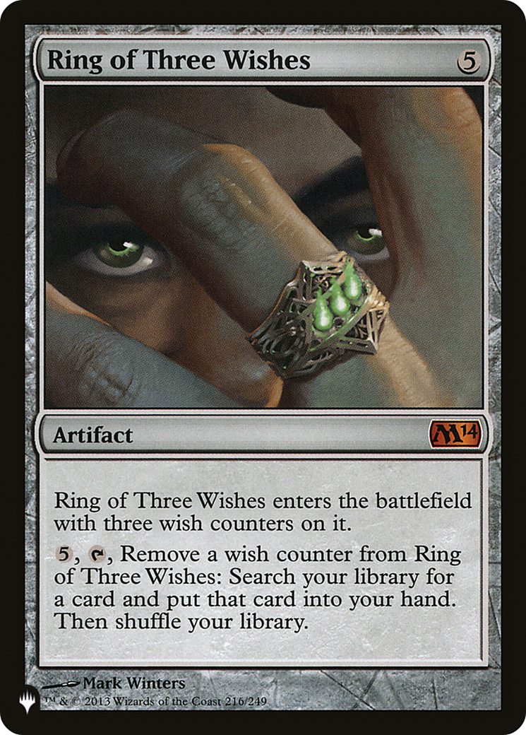 Ring of Three Wishes [The List] | Boutique FDB TCG