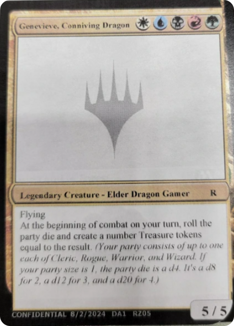 Genevieve, Conniving Dragon [Unknown Event] | Boutique FDB TCG