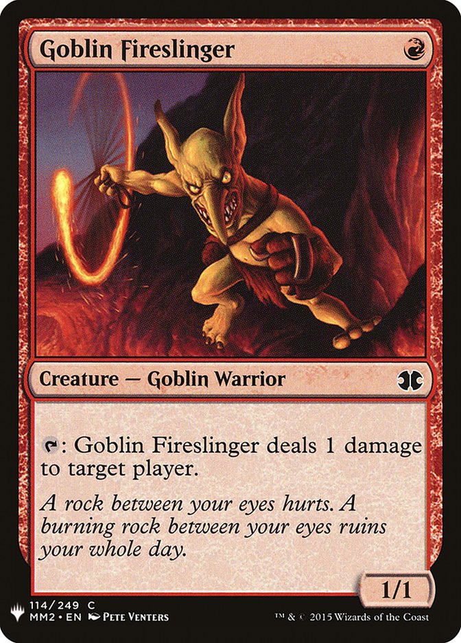 Goblin Fireslinger [Mystery Booster] | Boutique FDB TCG