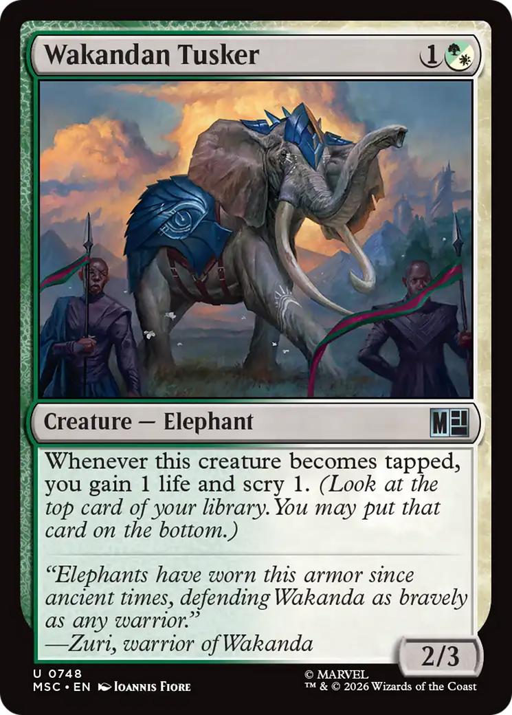 Wakandan Tusker [Marvel Super Heroes Commander] | Boutique FDB TCG