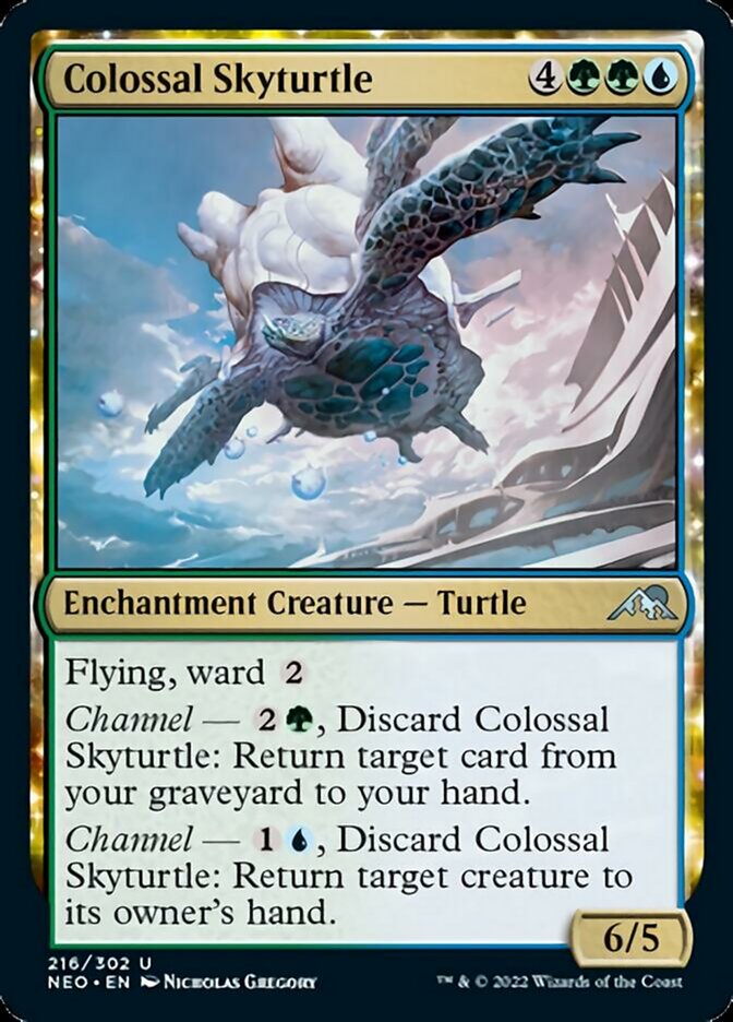 Colossal Skyturtle [Kamigawa: Neon Dynasty] | Boutique FDB TCG