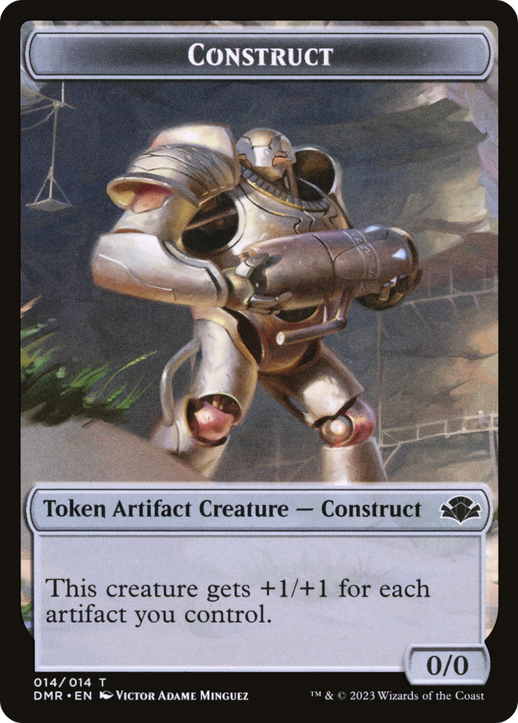 Construct Token [Dominaria Remastered Tokens] | Boutique FDB TCG