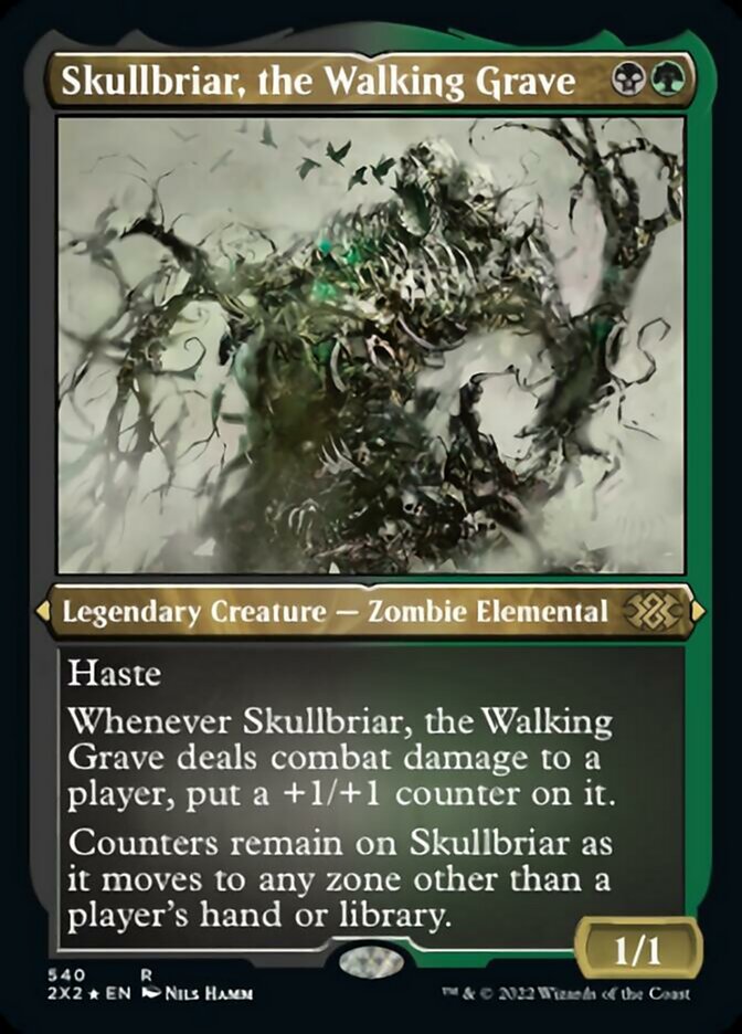 Skullbriar, the Walking Grave (Foil Etched) [Double Masters 2022] | Boutique FDB TCG