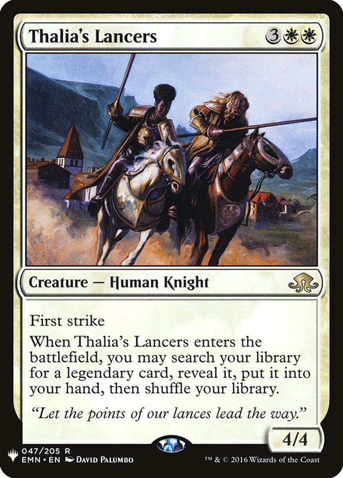 Thalia's Lancers [The List] | Boutique FDB TCG