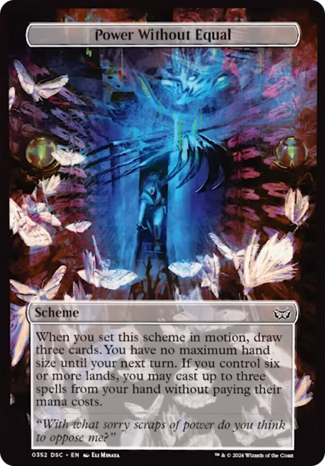 Power Without Equal (Full Art) [Duskmourn: Archenemy] | Boutique FDB TCG