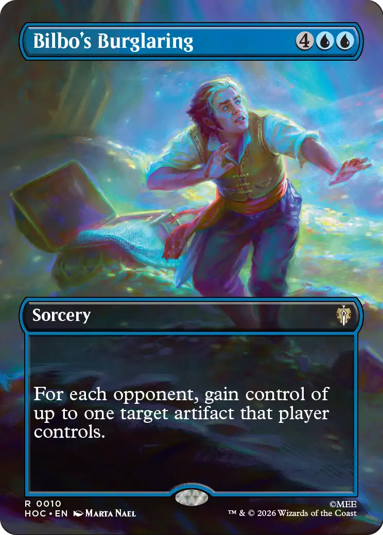 Bilbo's Burglaring (Borderless) [The Hobbit: Eternal-Legal] | Boutique FDB TCG
