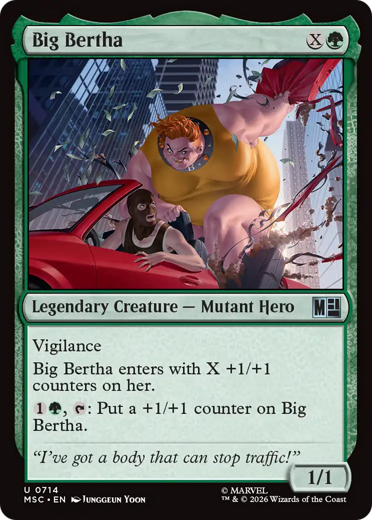 Big Bertha [Marvel Super Heroes Commander] | Boutique FDB TCG