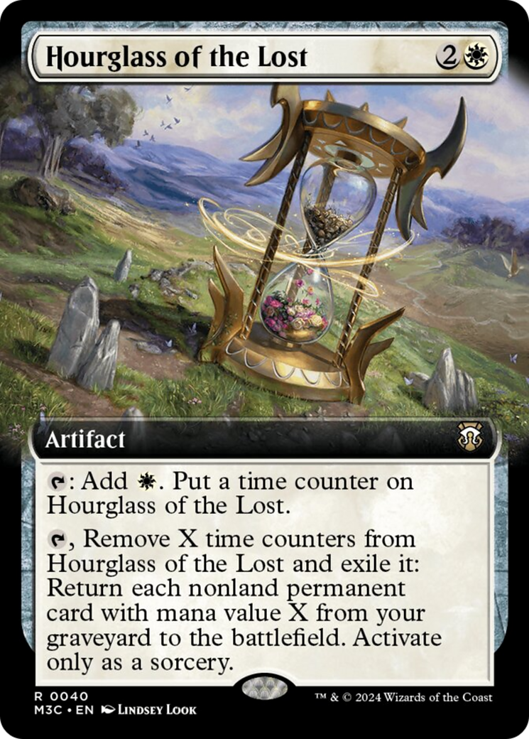 Hourglass of the Lost (Extended Art) [Modern Horizons 3 Commander] | Boutique FDB TCG