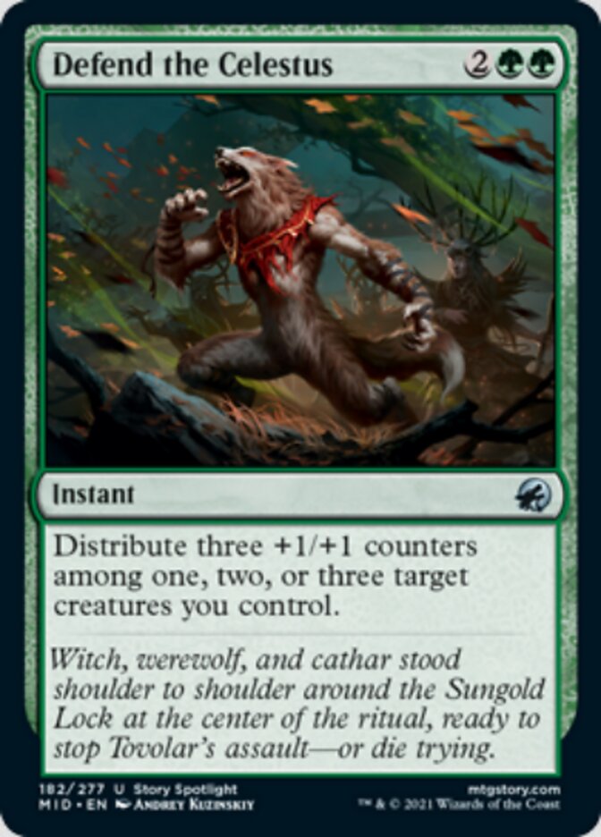 Defend the Celestus [Innistrad: Midnight Hunt] | Boutique FDB TCG