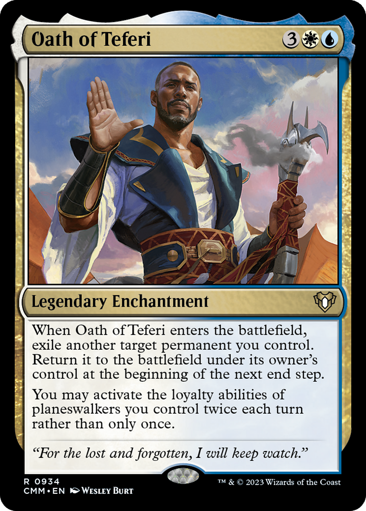 Oath of Teferi [Commander Masters] | Boutique FDB TCG