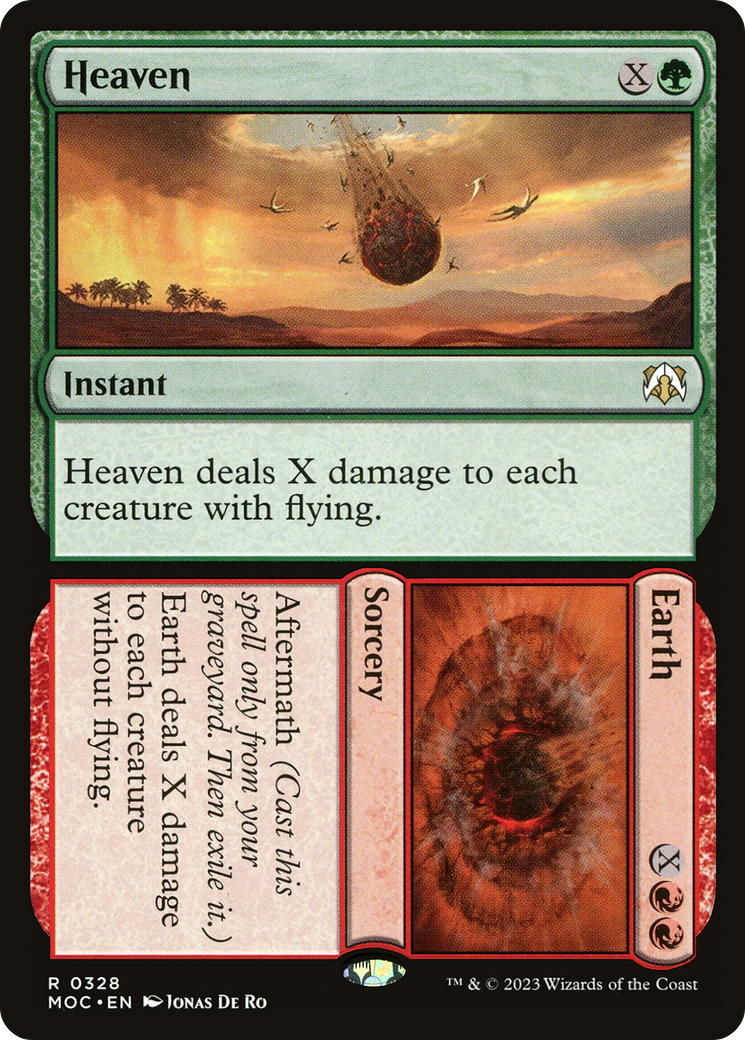 Heaven // Earth [March of the Machine Commander] | Boutique FDB TCG