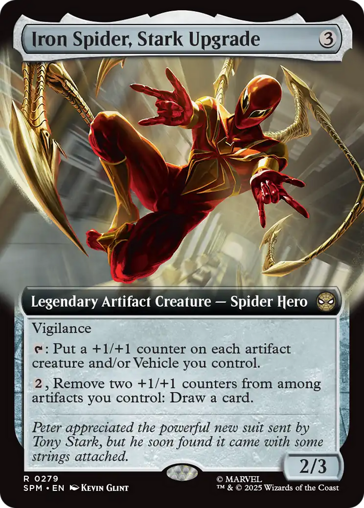 Iron Spider, Stark Upgrade (Extended Art) [Marvel's Spider-Man] | Boutique FDB TCG