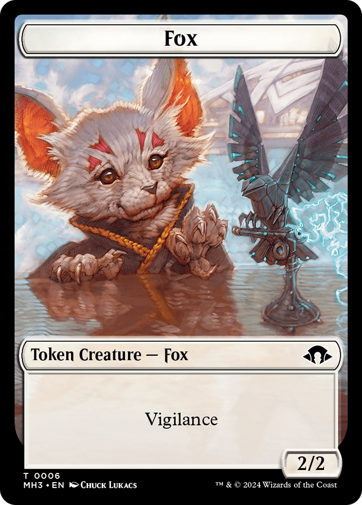 Servo // Fox Double-Sided Token [Modern Horizons 3 Tokens] | Boutique FDB TCG