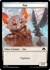 Phyrexian Germ // Fox Double-Sided Token [Modern Horizons 3 Tokens] | Boutique FDB TCG