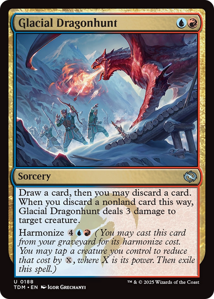 Glacial Dragonhunt [Tarkir: Dragonstorm] | Boutique FDB TCG
