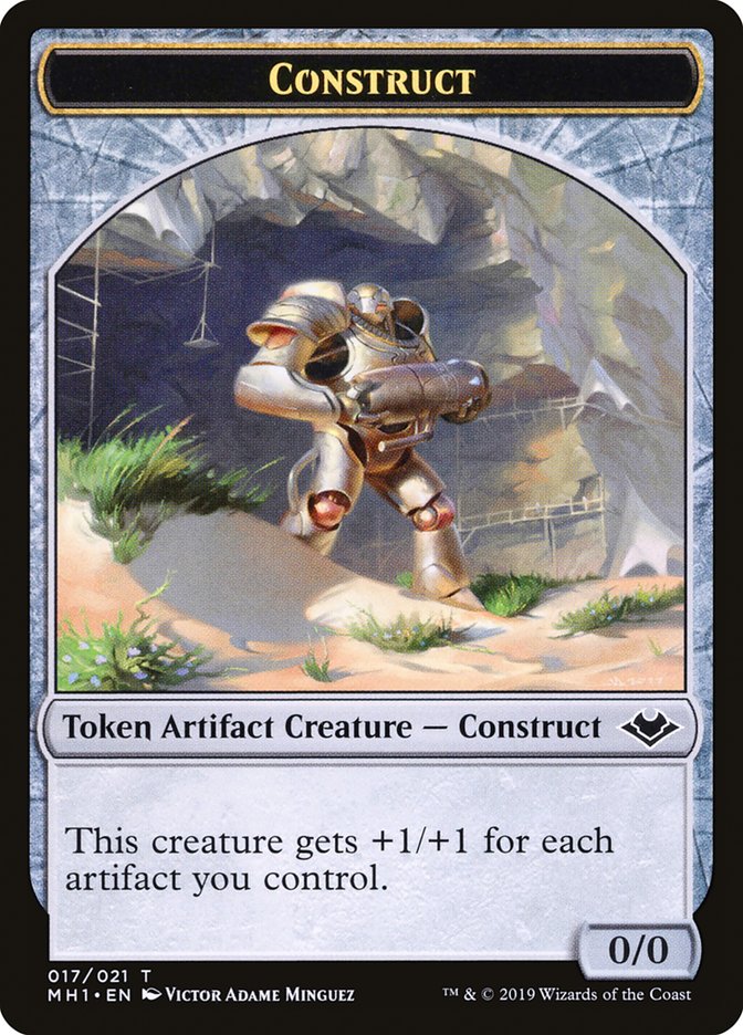 Goblin (010) // Construct (017) Double-Sided Token [Modern Horizons Tokens] | Boutique FDB TCG