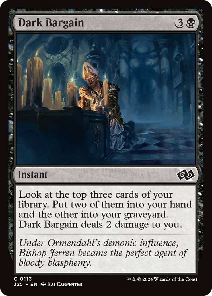 Dark Bargain [Foundations Jumpstart] | Boutique FDB TCG