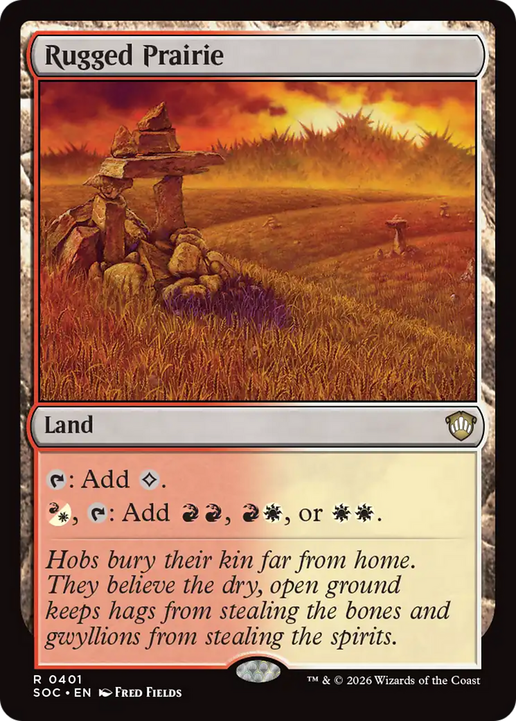 Rugged Prairie [Secrets of Strixhaven Commander] | Boutique FDB TCG