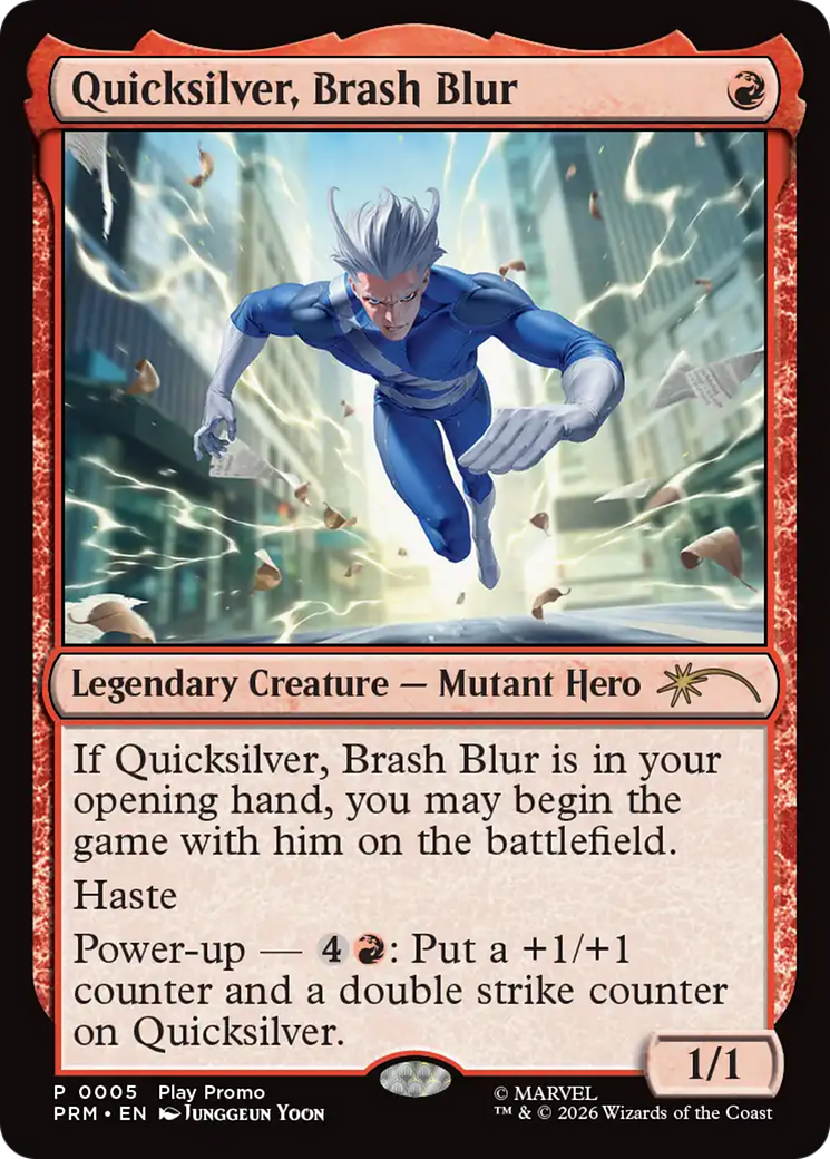 Quicksilver, Brash Blur [Standard Showdown Promos] | Boutique FDB TCG