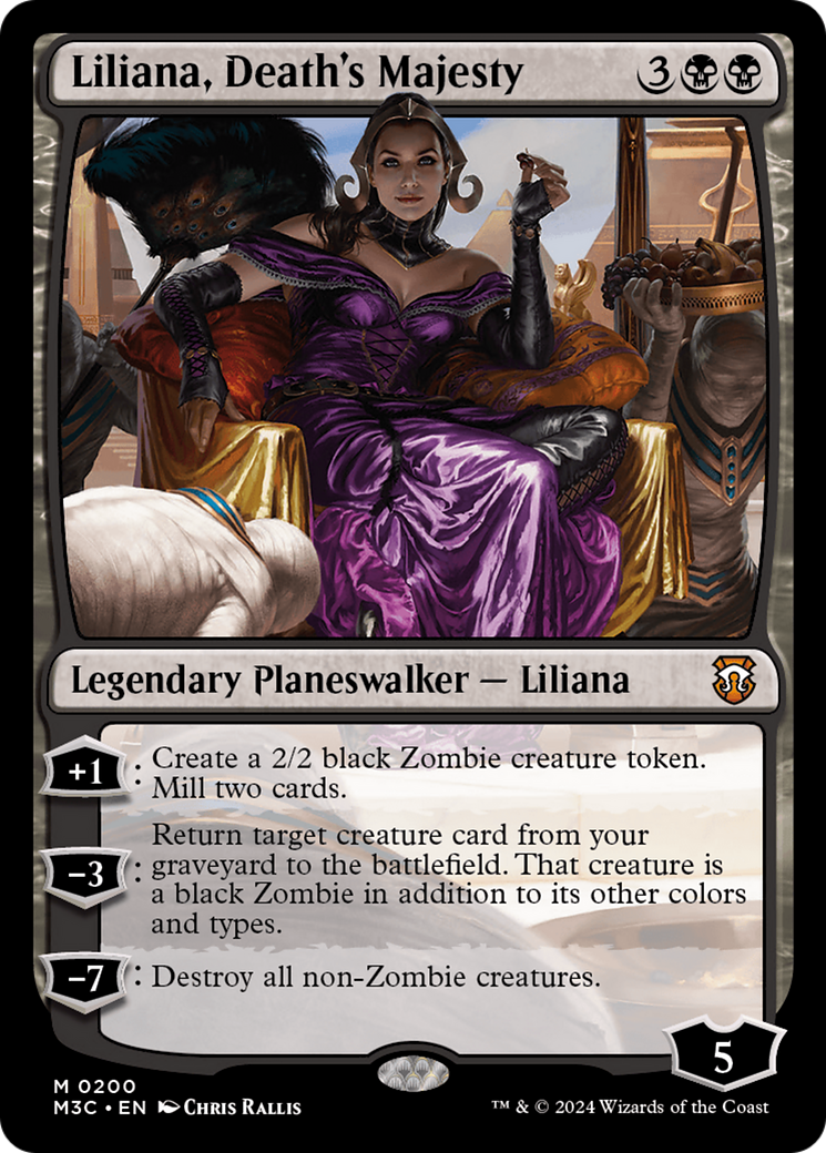 Liliana, Death's Majesty (Ripple Foil) [Modern Horizons 3 Commander] | Boutique FDB TCG