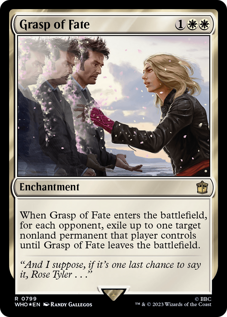 Grasp of Fate (Surge Foil) [Doctor Who] | Boutique FDB TCG