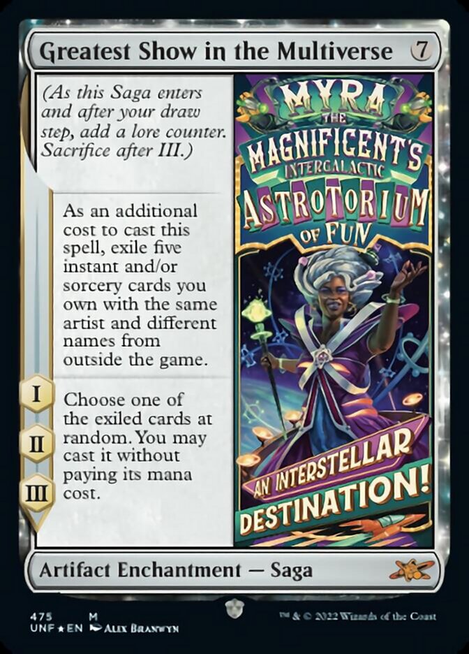 Greatest Show in the Multiverse (Galaxy Foil) [Unfinity] | Boutique FDB TCG