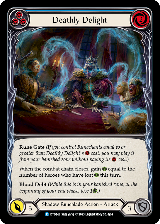 Deathly Delight (Blue) [DTD145] (Dusk Till Dawn) | Boutique FDB TCG