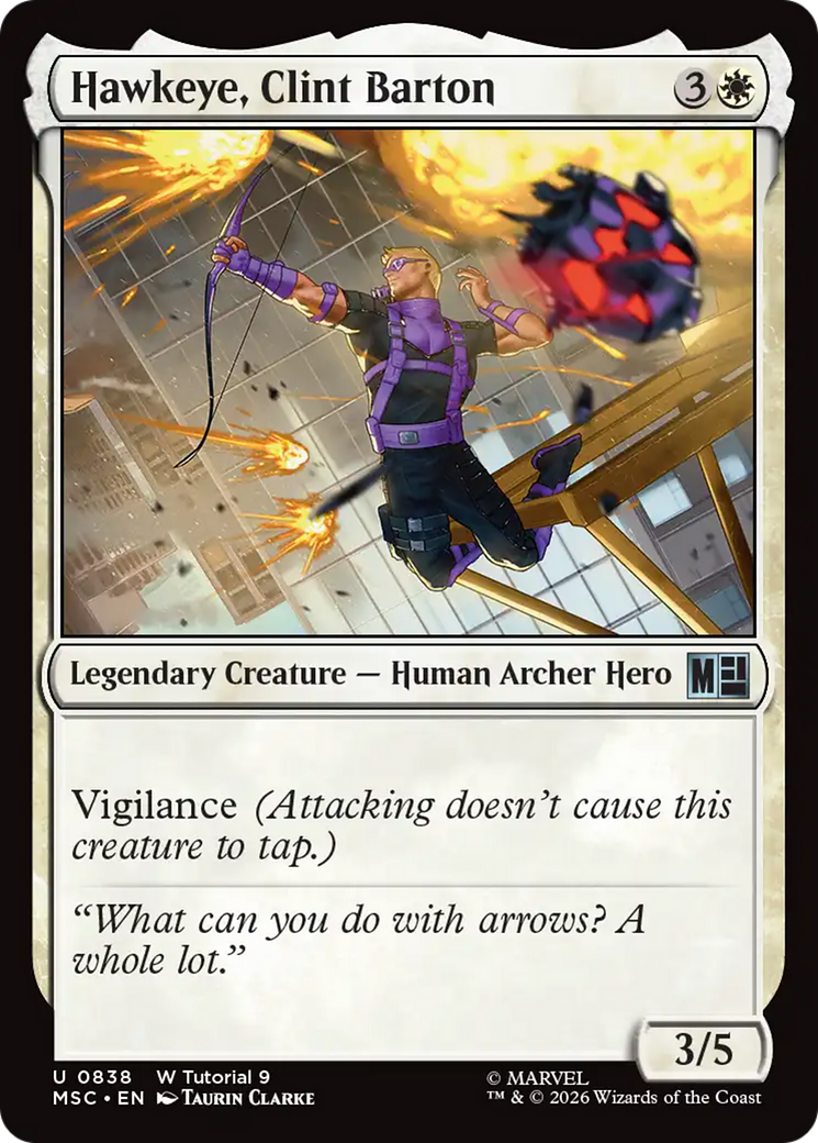 Hawkeye, Clint Barton (0838) [Marvel Super Heroes Commander] | Boutique FDB TCG