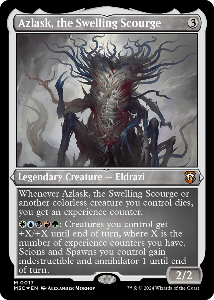 Azlask, the Swelling Scourge (Foil Etched) [Modern Horizons 3 Commander] | Boutique FDB TCG