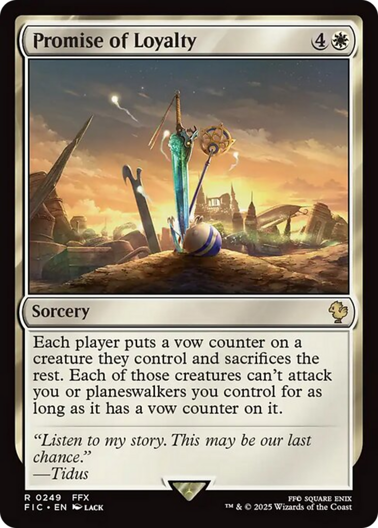 Promise of Loyalty [FINAL FANTASY Commander] | Boutique FDB TCG