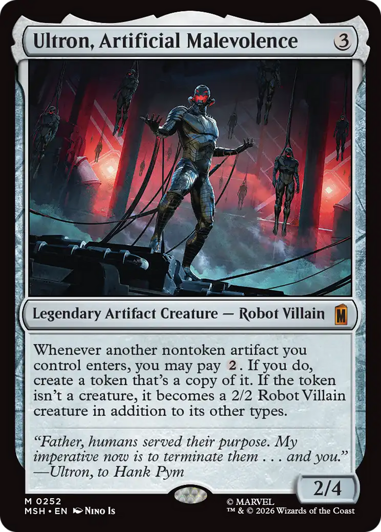 Ultron, Artificial Malevolence [Marvel Super Heroes] | Boutique FDB TCG