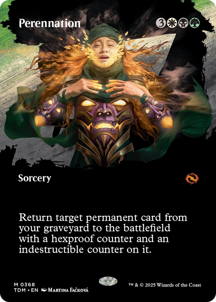 Perennation (Borderless) [Tarkir: Dragonstorm] | Boutique FDB TCG