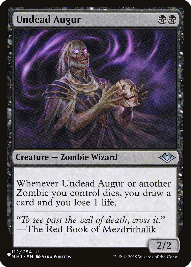 Undead Augur [The List Reprints] | Boutique FDB TCG