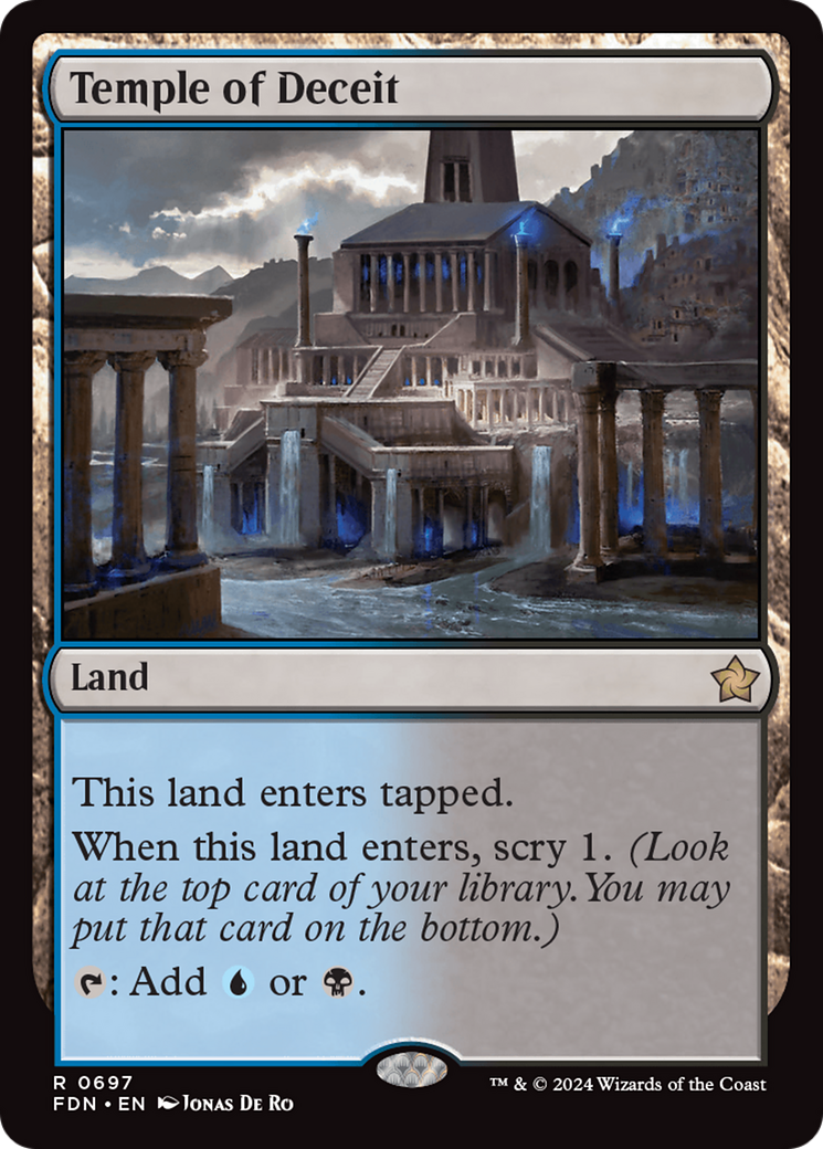 Temple of Deceit [Foundations] | Boutique FDB TCG