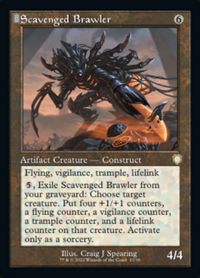 Scavenged Brawler (Retro) [The Brothers' War Commander] | Boutique FDB TCG