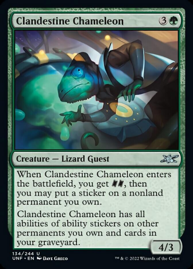 Clandestine Chameleon [Unfinity] | Boutique FDB TCG