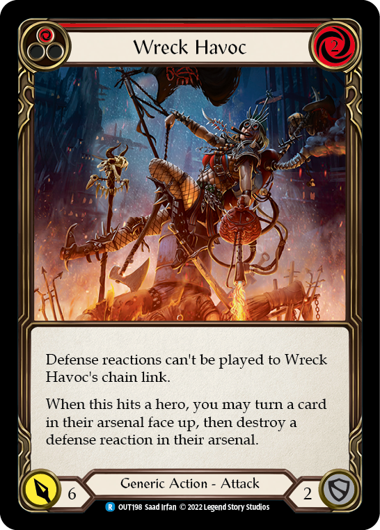 Wreck Havoc (Red) [OUT198] (Outsiders) | Boutique FDB TCG