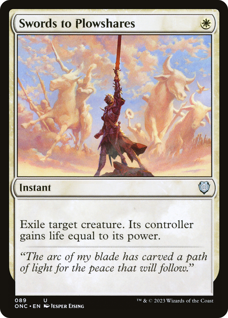 Swords to Plowshares [Phyrexia: All Will Be One Commander] | Boutique FDB TCG