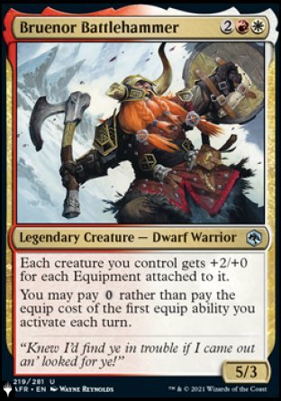 Bruenor Battlehammer [The List] | Boutique FDB TCG