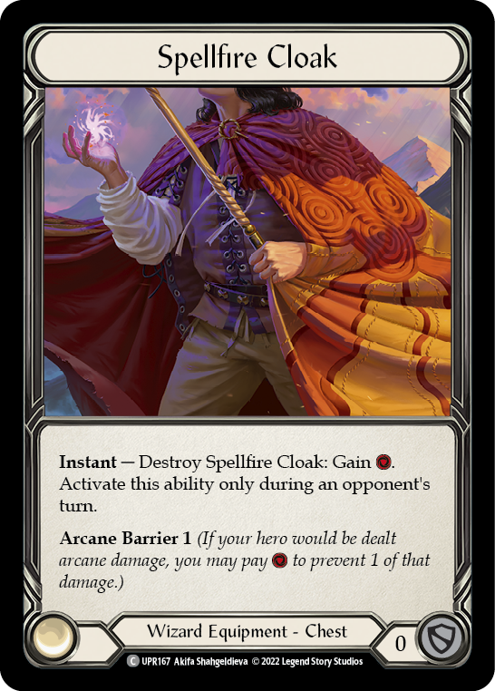 Spellfire Cloak [UPR167] (Uprising) | Boutique FDB TCG