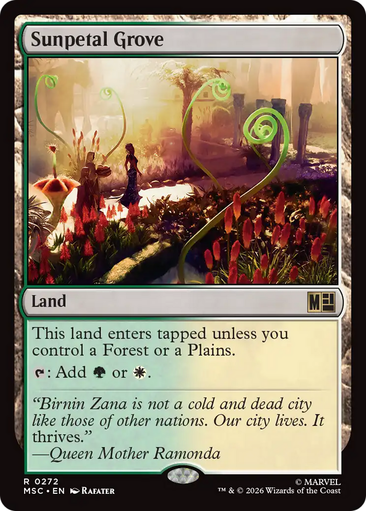 Sunpetal Grove [Marvel Super Heroes Commander] | Boutique FDB TCG