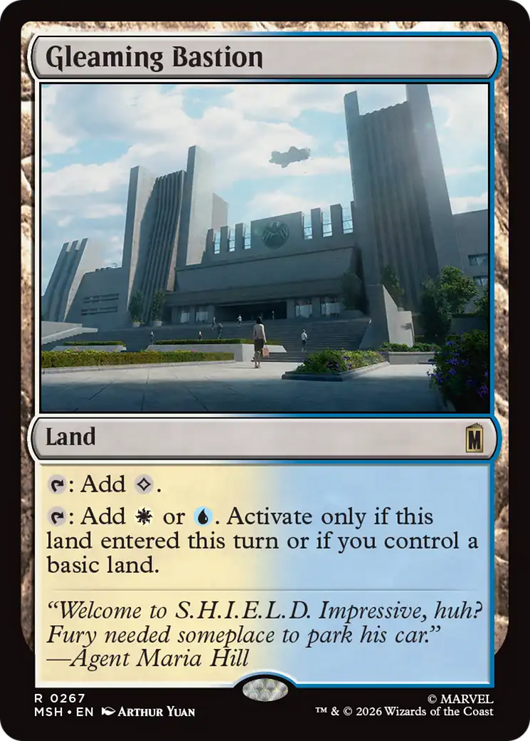 Gleaming Bastion [Marvel Super Heroes] | Boutique FDB TCG