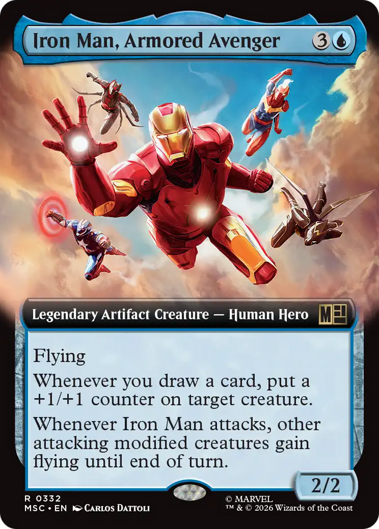 Iron Man, Armored Avenger (Extended Art) [Marvel Super Heroes Commander] | Boutique FDB TCG