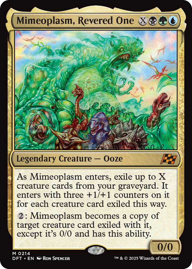 Mimeoplasm, Revered One [Aetherdrift] | Boutique FDB TCG
