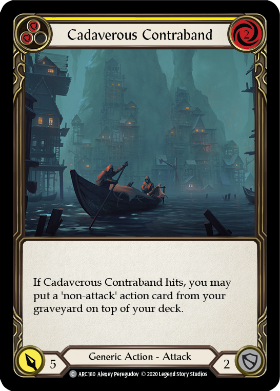 Cadaverous Contraband (Yellow) [U-ARC180] (Arcane Rising Unlimited)  Unlimited Normal | Boutique FDB TCG
