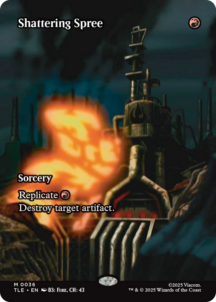 Shattering Spree (Borderless) [Avatar: The Last Airbender: Eternal-Legal] | Boutique FDB TCG